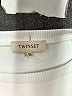 Twinset 100% Polyester Ivory Long Sleeve Blouse Size 12 - photo 7