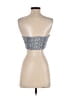 Salty Lemon Silver Tube Top Size S - photo 2