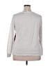 Christopher & Banks Gray Long Sleeve Top Size XXL (estimated) - photo 2