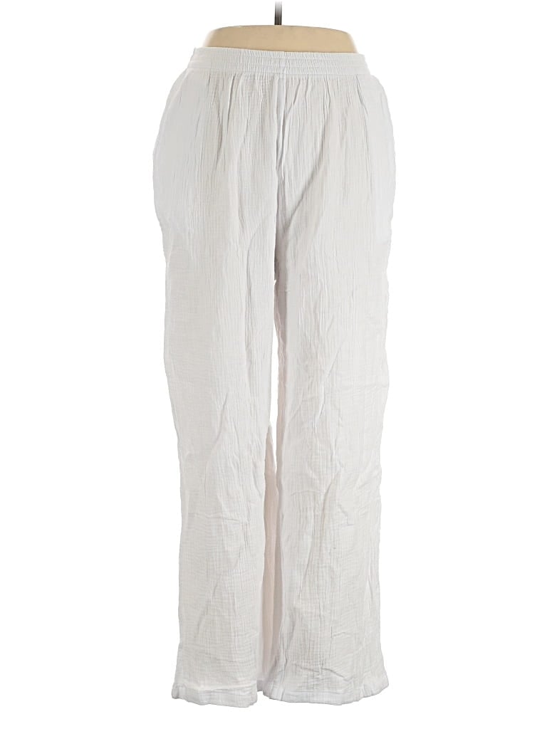 Pre-owned Commense Casual Pants In White