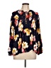 Old Navy 100% Viscose Rayon Black Long Sleeve Blouse Size L - photo 1