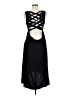 Nameless 100% Rayon Solid Black Casual Dress Size M - photo 2