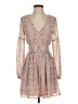 Missguided 100% Polyester Floral Pink Casual Dress Size 2 - photo 1