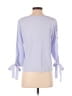 JOA Purple 3/4 Sleeve Blouse Size XS - photo 2