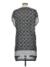 Black Rainn 100% Polyester Print Gray Casual Dress Size M - photo 2