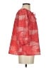 Gap Outlet 100% Polyester Red 3/4 Sleeve Blouse Size S - photo 4