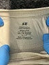 H&M 100% Cotton Hearts Ivory Yellow Sweatshirt 0-3 MO / 3 MO - photo 3