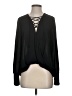 Trouve 100% Polyester Black Long Sleeve Blouse Size XS - photo 1