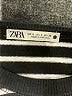 Zara Stripes Black Pullover Sweater Size S - photo 7