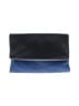 Neiman Marcus Color Block Blue Leather Clutch One size - photo 1