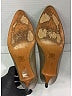 Yves Saint Laurent Gray Tan Heels Size 9 - photo 8