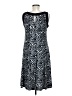 Glamour Animal Print Black Casual Dress Size 8 - photo 2