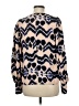 Ulla Johnson 100% Viscose Animal Print Tan Pink Long Sleeve Blouse Size 8 - photo 2