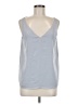 Express Outlet 100% Polyester Silver Sleeveless Blouse Size M - photo 1