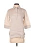 Assorted Brands Tan 3/4 Sleeve Button-Down Shirt Size XS - photo 1