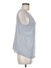 Express Outlet 100% Polyester Silver Sleeveless Blouse Size M - photo 4