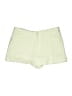 Paige Tweed Checkered-gingham Ivory Green Shorts Size 8 - photo 1