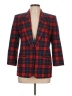 Pendleton 100% Virgin Wool Plaid Red Wool Blazer Size 10 - photo 1
