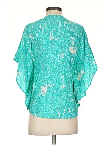 Amanda Uprichard Short Sleeve Silk Top (view 2)