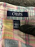 Chaps Plaid Teal Long Sleeve Button-Down Shirt Size L (petite) - photo 7