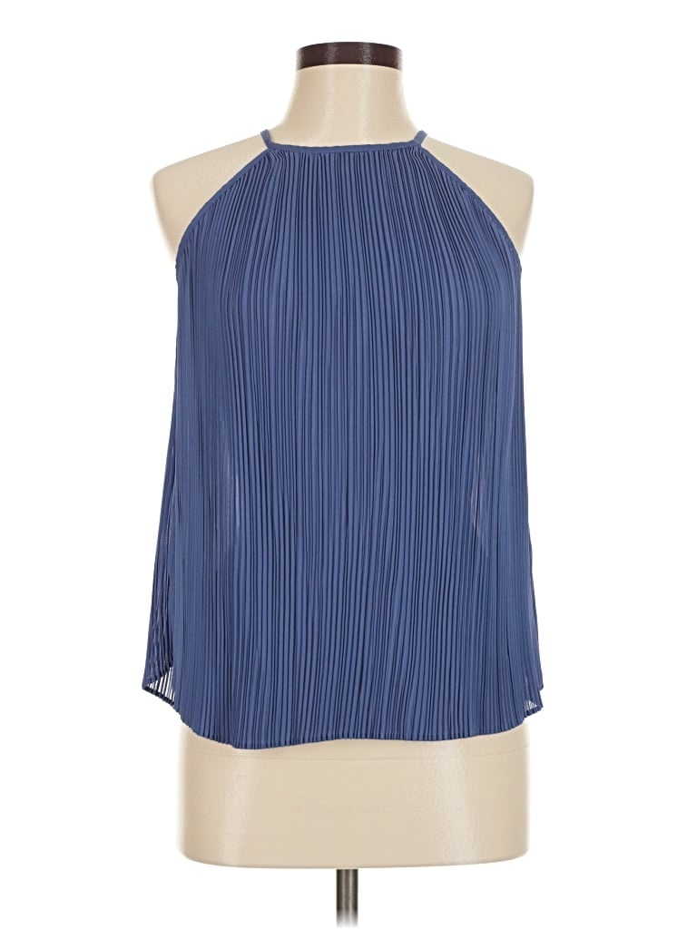 Pre-owned Fab'rik Sleeveless Blouse In Blue