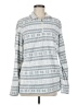 Lands' End 100% Polyester Gray Pullover Sweater Size M - photo 1