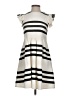 DRA Stripes Ivory Casual Dress Size S - photo 1