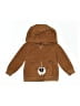 Carter's 100% Polyester Brown Zip Up Hoodie 9-12 MO / 12 MO - photo 1