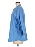 Unbranded Blue 3/4 Sleeve Button-Down Shirt Size M - photo 5