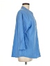 Unbranded Blue 3/4 Sleeve Button-Down Shirt Size M - photo 4