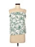 H&M 100% Polyester Green Sleeveless Blouse Size 6 - photo 1