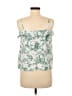H&M 100% Polyester Green Sleeveless Blouse Size 6 - photo 2