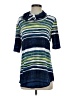 PURE essence Blue Short Sleeve Turtleneck Size S - photo 1