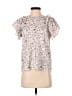AWARE by Vero Moda 100% Polyester White Short Sleeve Blouse Size XS - photo 1