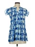 Pearl Blue Short Sleeve Blouse Size M - photo 1