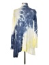 Central Park West 100% Viscose Tie-dye Blue Cardigan Size S - photo 2
