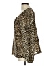 Emma James Animal Print Brown Long Sleeve Blouse Size L (estimated) - photo 5