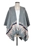 Do Everything in Love 100% Acrylic Gray Poncho One size - photo 1