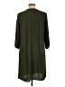 Maurices 100% Polyester Solid Green Casual Dress Size L - photo 2