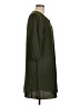 Maurices 100% Polyester Solid Green Casual Dress Size L - photo 4