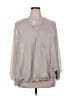 New Directions 100% Polyester Gray 3/4 Sleeve Blouse Size 3X - photo 1