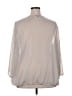New Directions 100% Polyester Gray 3/4 Sleeve Blouse Size 3X - photo 2