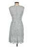 Ann Taylor LOFT 100% Polyester Gray Cocktail Dress Size 00 - photo 2