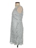 Ann Taylor LOFT 100% Polyester Gray Cocktail Dress Size 00 - photo 5