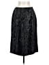 Harold's Animal Print Black Formal Skirt Size 4 - photo 1