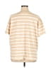 Torrid 100% Cotton Stripes Tan Short Sleeve T-Shirt Size 1X Plus (1) - photo 2