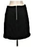 Alya Solid Black Casual Skirt Size S - photo 2