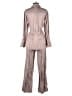 Nicholas 100% Polyester Metallic Gray Brown Jumpsuit Size 0 - photo 2