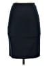 H&M Solid Black Blue Formal Skirt Size 2 - photo 1