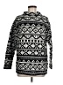 J.Jill Aztec Or Tribal Print Black Pullover Sweater Size M - photo 1